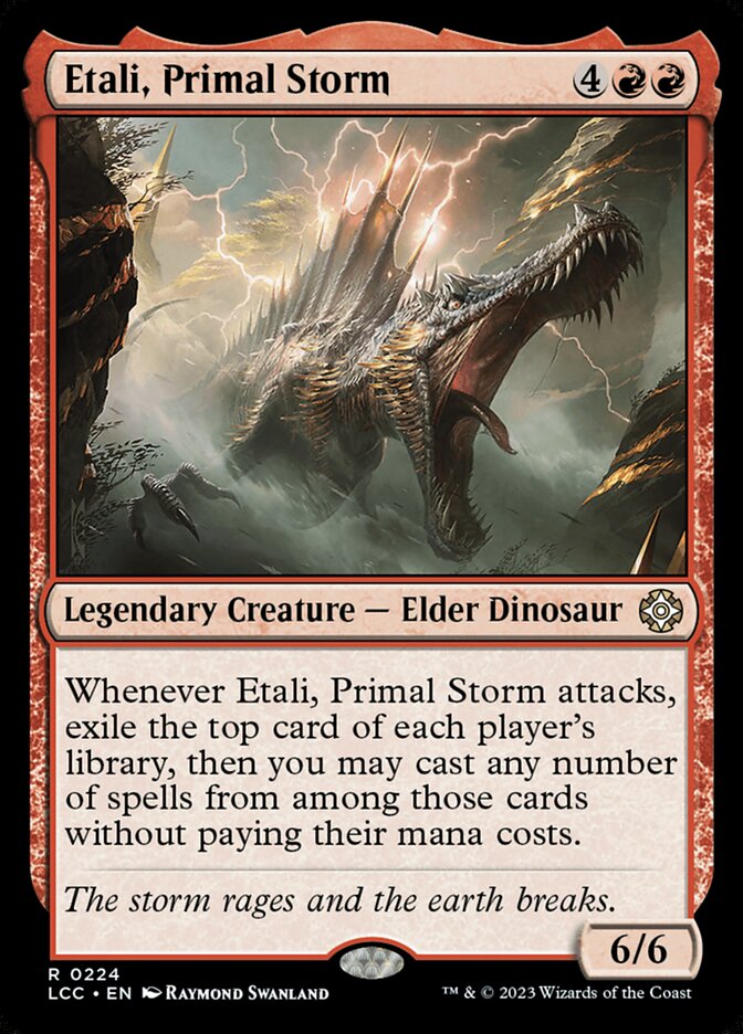 Etali, Primal Storm 224/370 (Commander: The Lost Caverns of Ixalan)  | Good Games Modbury
