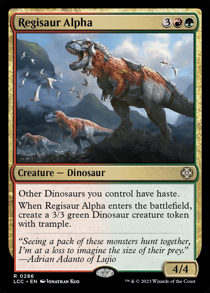 Regisaur Alpha 286/370 (Commander: The Lost Caverns of Ixalan)  | Good Games Modbury