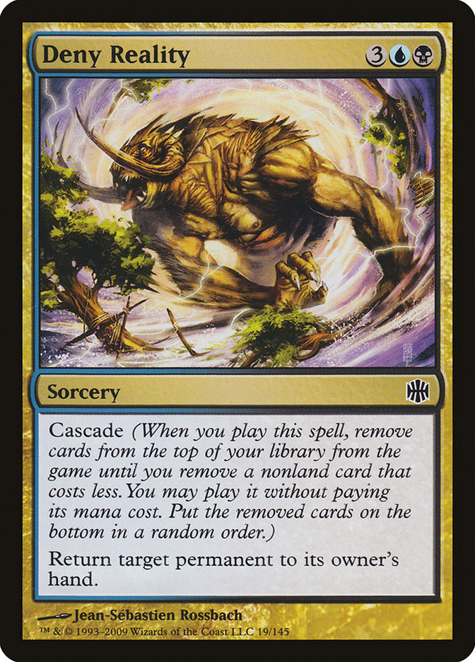 Deny Reality 19/145 (Alara Reborn)  - Foil | Good Games Modbury