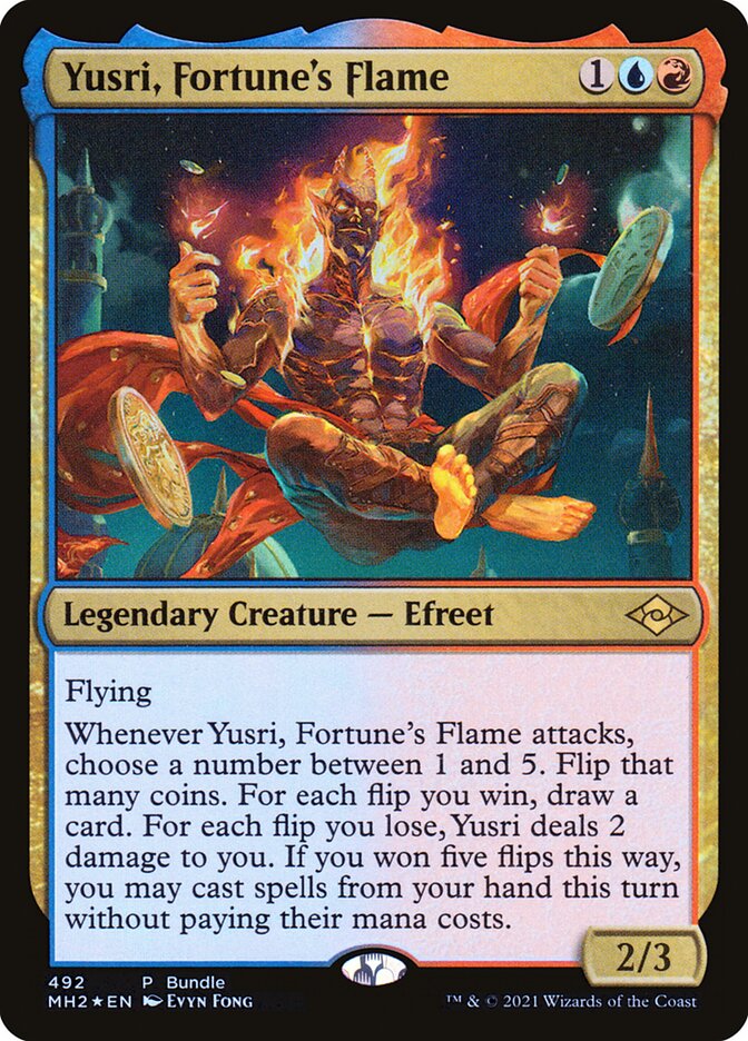 Yusri, Fortune's Flame 492 (Unique and Miscellaneous Promos)  - Foil | Good Games Modbury
