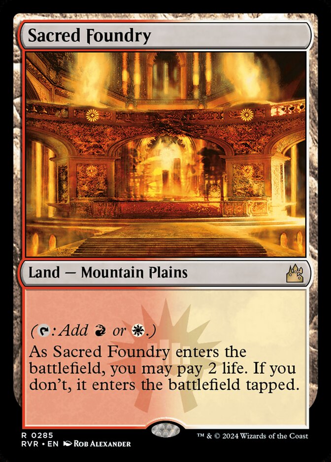 Sacred Foundry 285 (Ravnica Remastered)  | Good Games Modbury