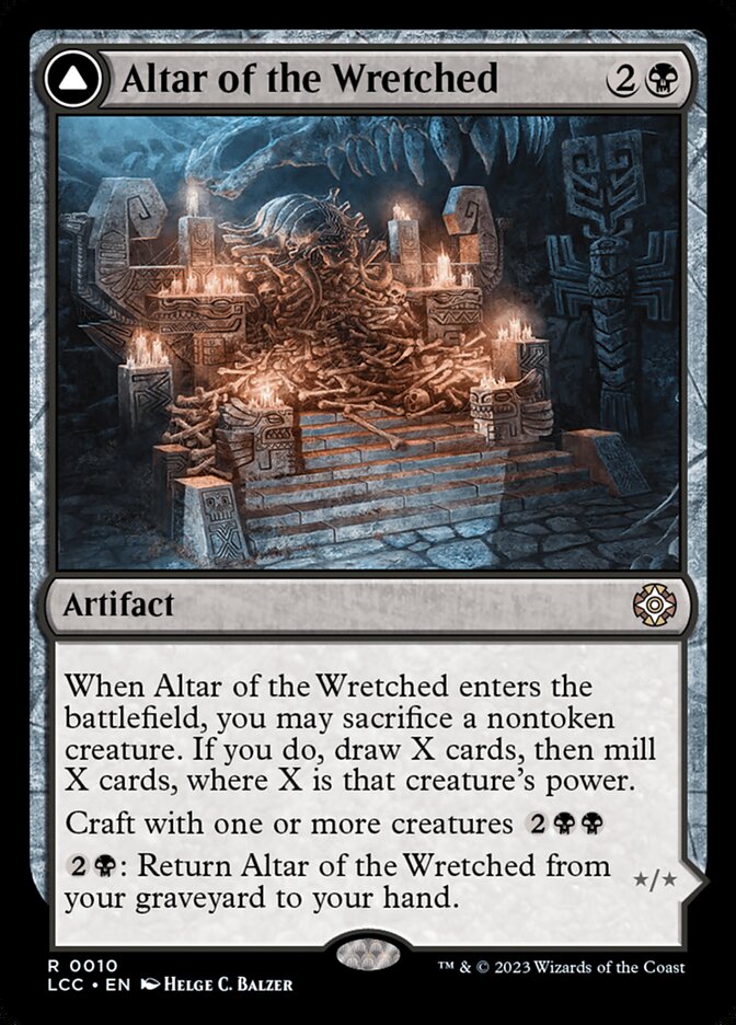 Altar of the Wretched // Wretched Bonemass 10 (Commander: The Lost Caverns of Ixalan)  | Good Games Modbury
