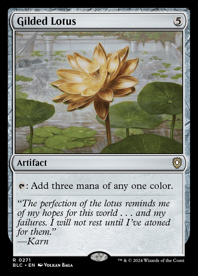 Gilded Lotus 271 (Commander: Bloomburrow)  | Good Games Modbury