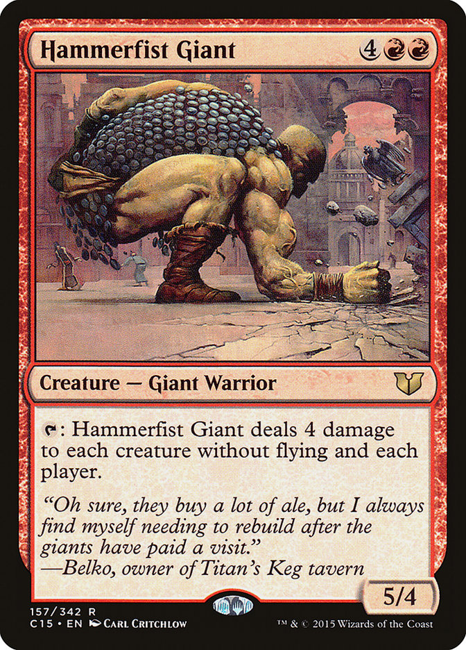 Hammerfist Giant 157/342 (Commander 2015)  | Good Games Modbury