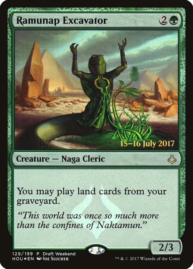 Ramunap Excavator Draft Weekend 129 (Launch Party & Release Event Promos)  - Foil | Good Games Modbury