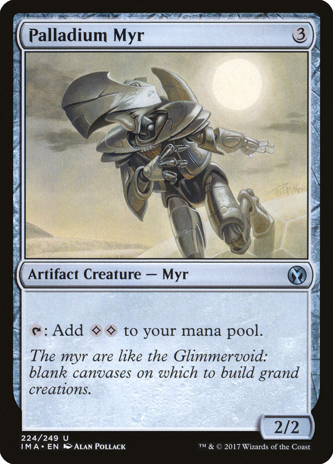 Palladium Myr 224/249 (Iconic Masters)  - Foil | Good Games Modbury