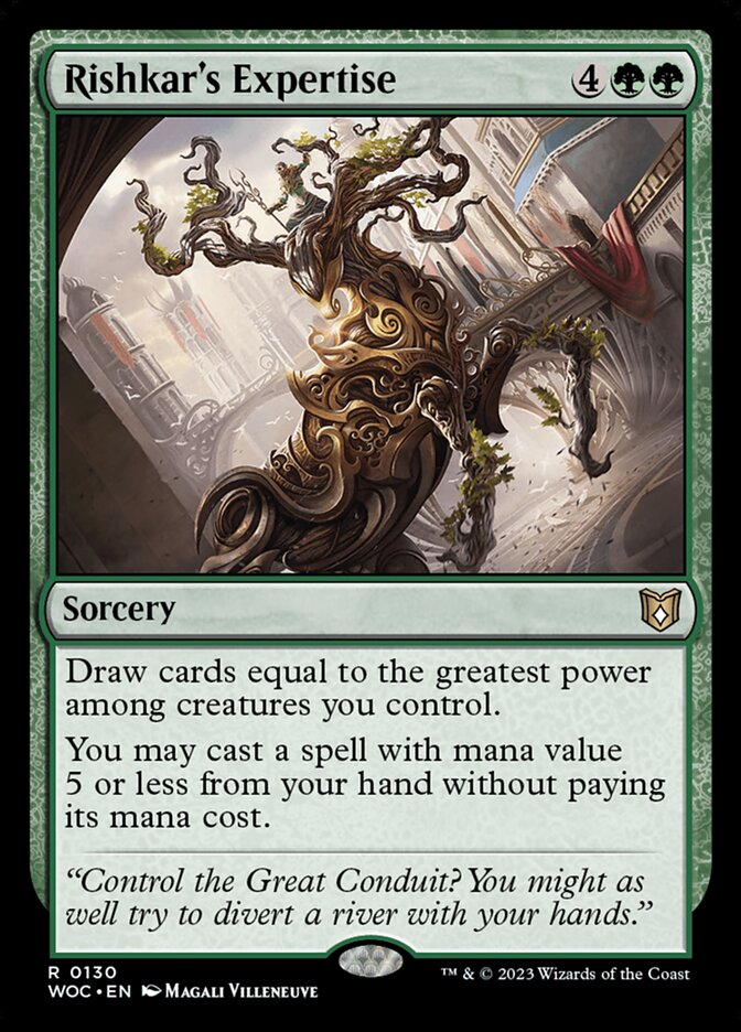 Rishkar's Expertise 130/173 (Commander: Wilds of Eldraine)  | Good Games Modbury