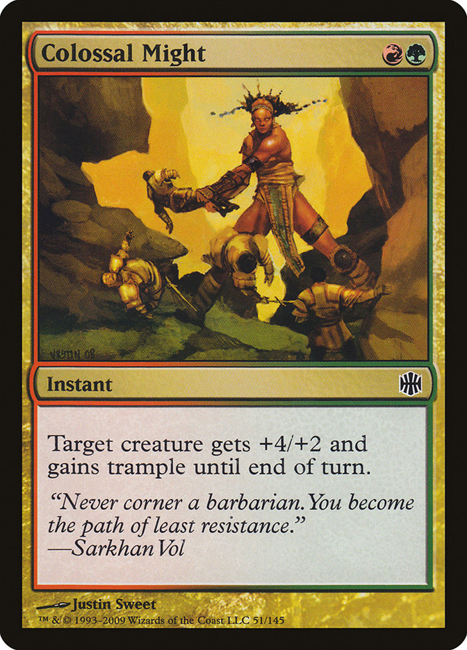 Colossal Might 51/145 (Alara Reborn)  | Good Games Modbury