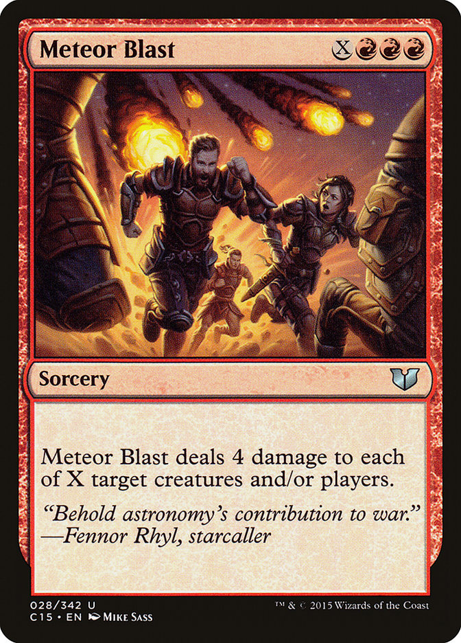 Meteor Blast 28/342 (Commander 2015)  | Good Games Modbury