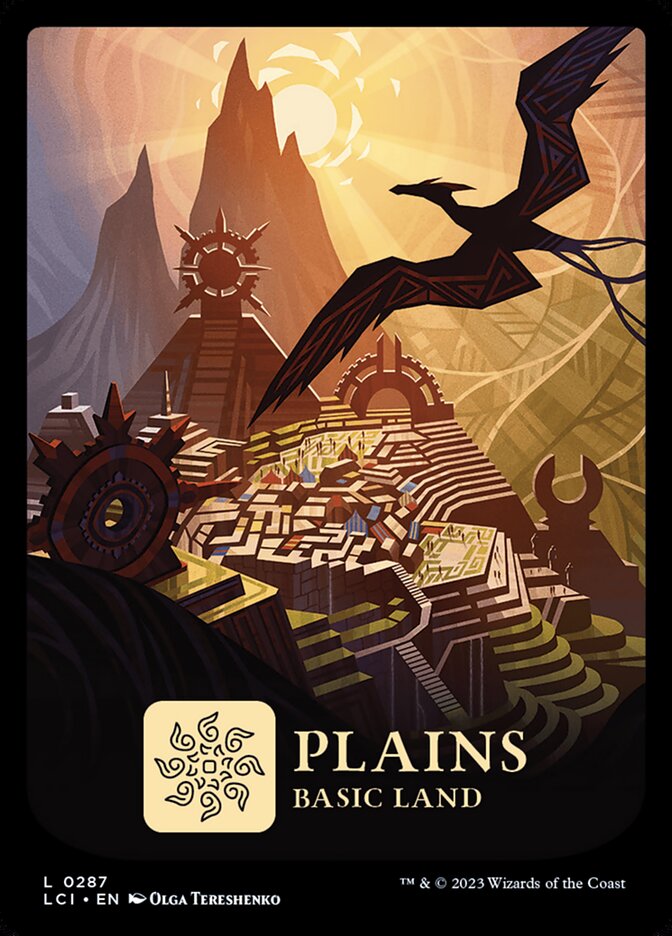 Plains 287 (The Lost Caverns of Ixalan)  - Full Art Foil | Good Games Modbury