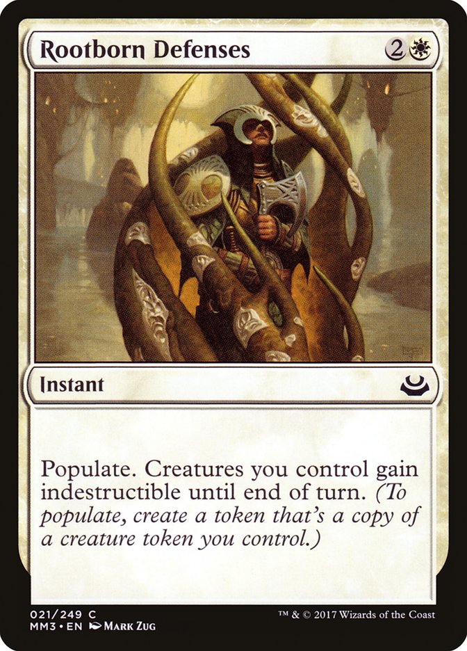 Rootborn Defenses 21 (Modern Masters 2017)  - Foil | Good Games Modbury