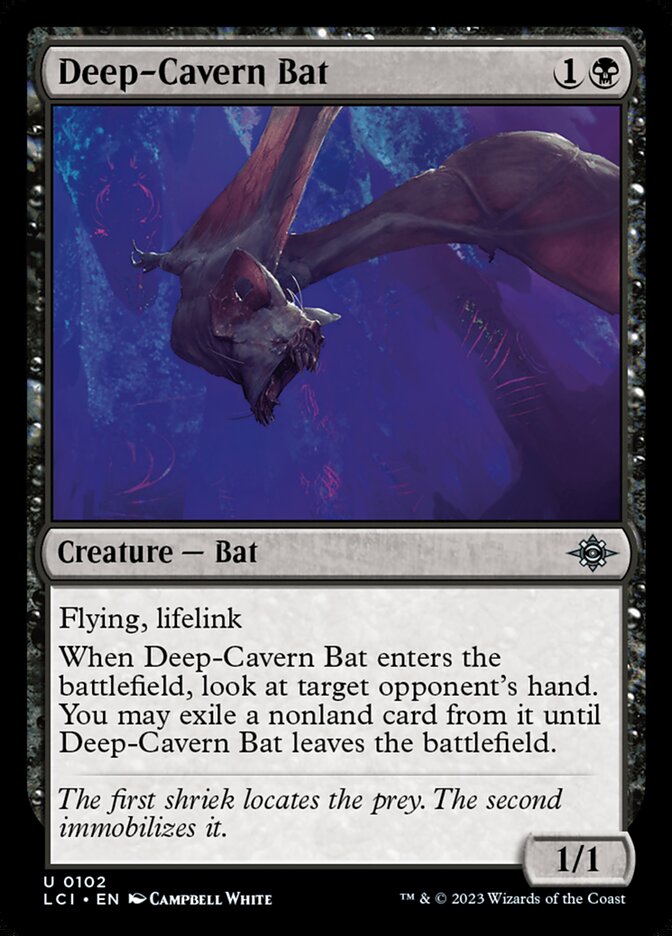 Deep Cavern Bat 102 (The Lost Caverns of Ixalan)  | Good Games Modbury