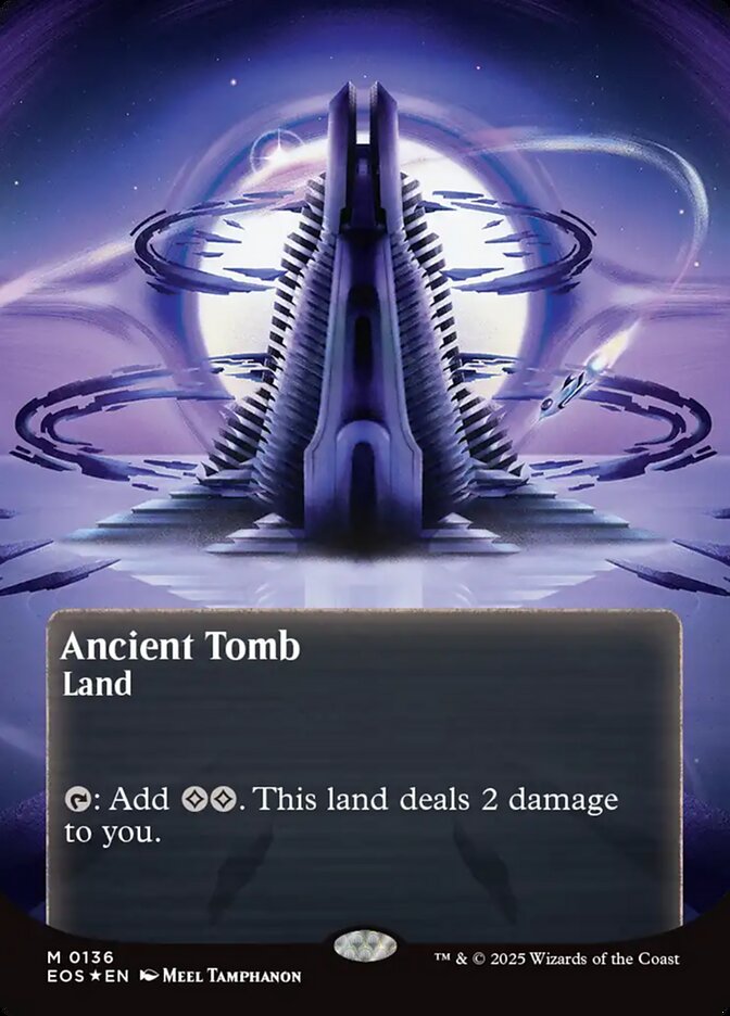 Ancient Tomb 136/45 (Edge of Eternities: Stellar Sights)  - Borderless Galaxy Foil | Good Games Modbury