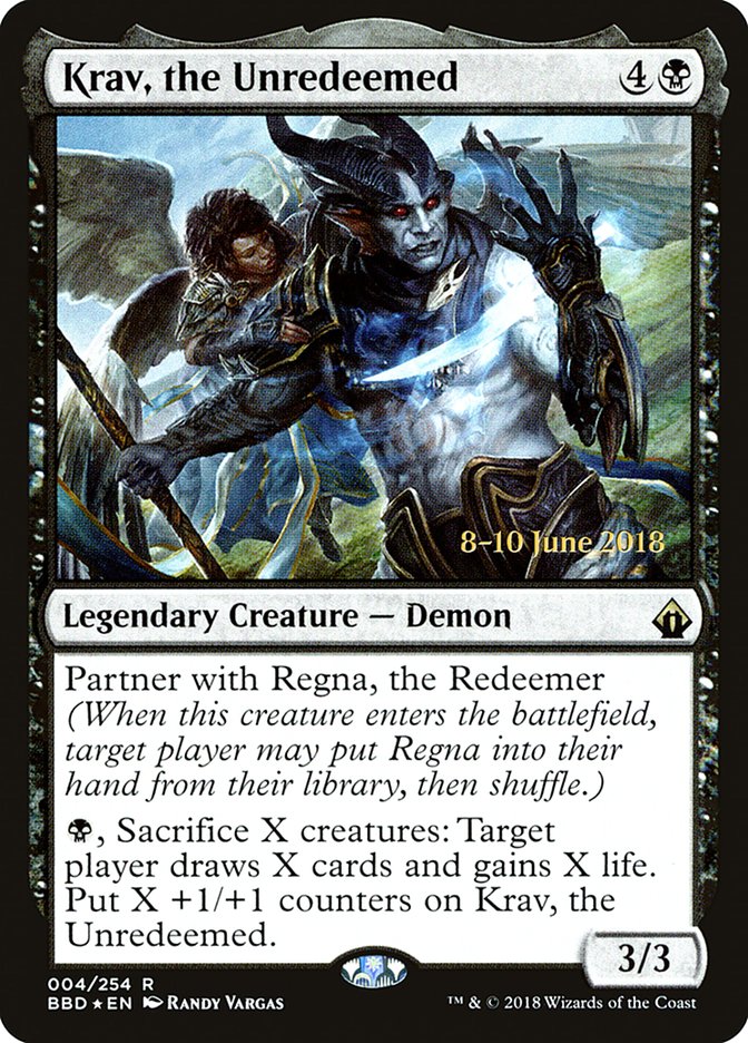 Krav, the Unredeemed 4s/22 (Launch Party & Release Event Promos)  - Foil | Good Games Modbury