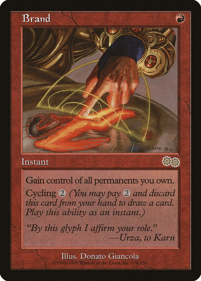 Brand 176/350 (Urza's Saga)  | Good Games Modbury