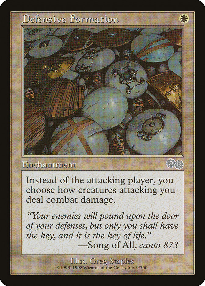 Defensive Formation 9/350 (Urza's Saga)  | Good Games Modbury