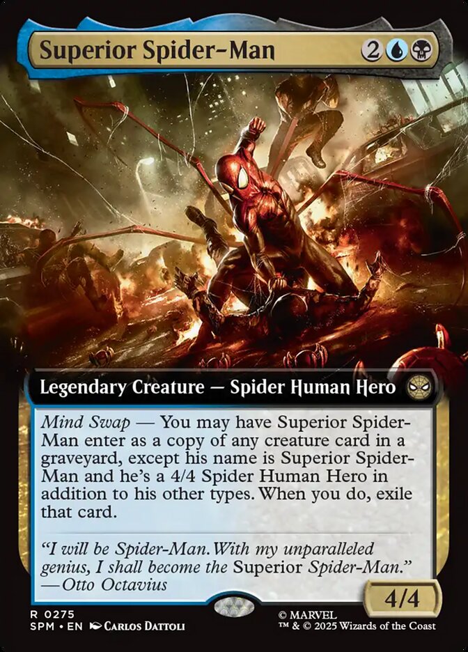 Superior Spider-Man 275/198 (Marvel's Spider-Man)  - Extended Art Foil | Good Games Modbury