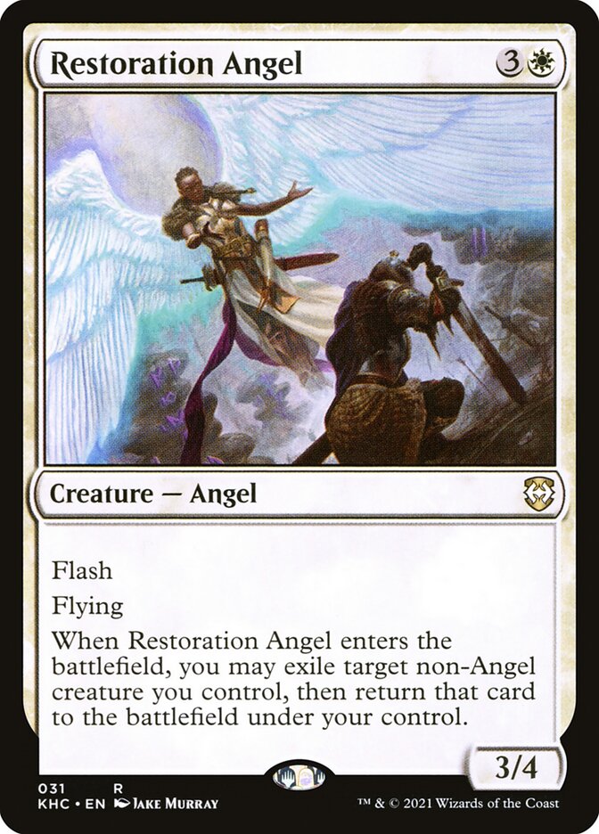 Restoration Angel 31/1 (Commander: Kaldheim)  | Good Games Modbury