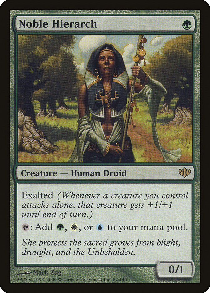 Noble Hierarch 87 (Conflux)  - Foil | Good Games Modbury
