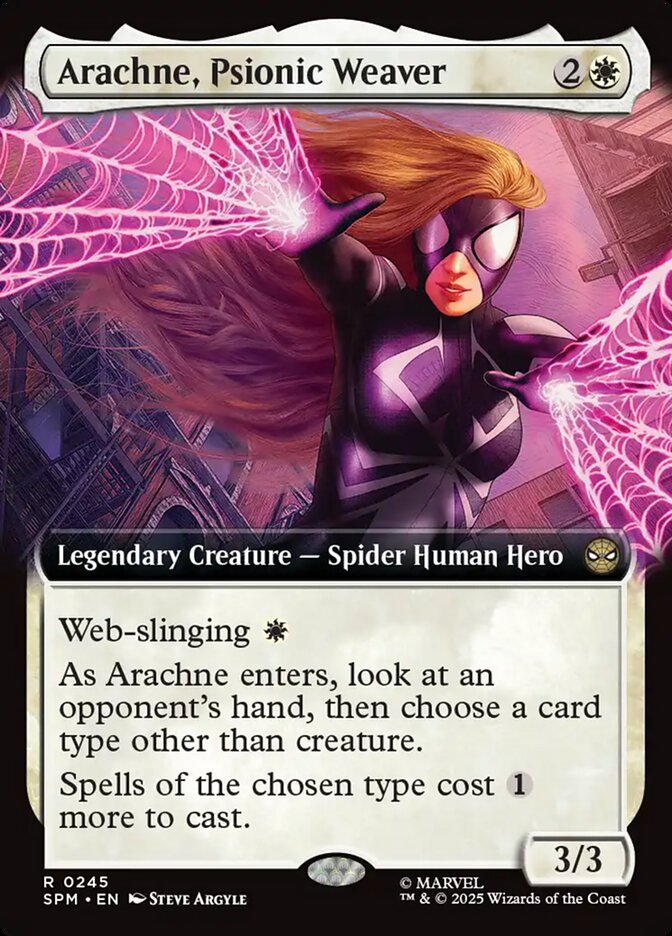 Arachne, Psionic Weaver 245/198 (Marvel's Spider-Man)  - Extended Art | Good Games Modbury