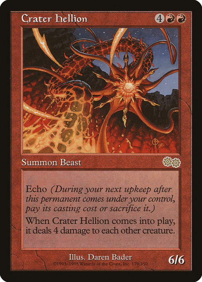 Crater Hellion 179/350 (Urza's Saga)  | Good Games Modbury