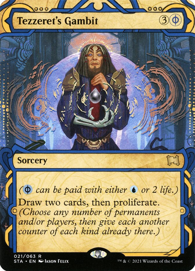 Tezzeret's Gambit 21/63 (Strixhaven: Mystical Archives)  - Foil | Good Games Modbury