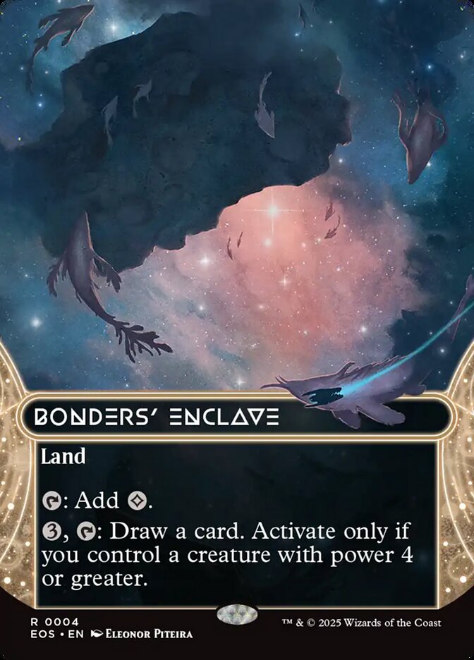 Bonders' Enclave 4 (Edge of Eternities: Stellar Sights)  - Borderless Foil | Good Games Modbury
