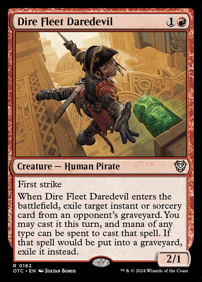 Dire Fleet Daredevil 162/342 (Commander: Outlaws of Thunder Junction)  | Good Games Modbury