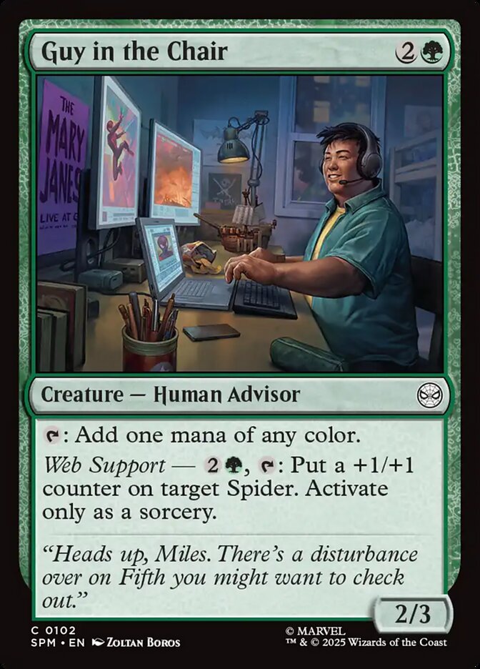 Guy in the Chair 102/198 (Marvel's Spider-Man)  - Foil | Good Games Modbury