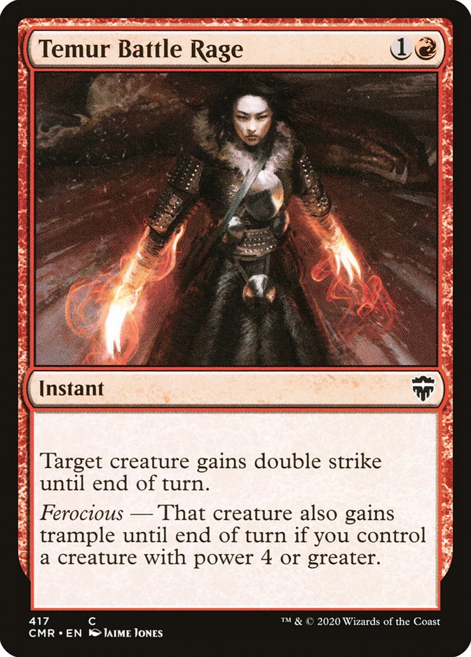 Temur Battle Rage 417/361 (Commander Legends)  | Good Games Modbury
