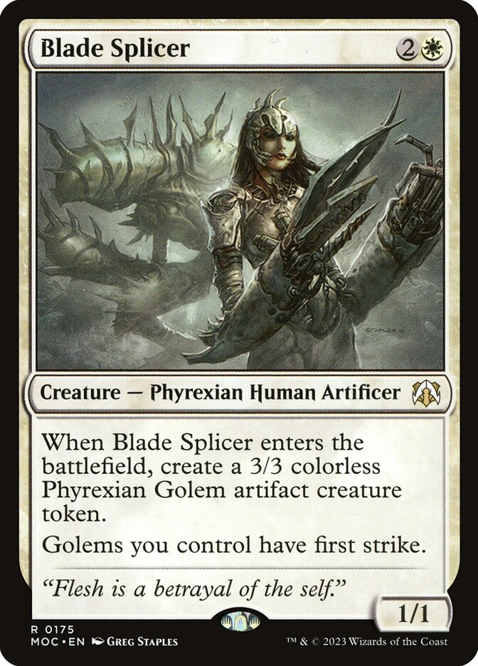 Blade Splicer 175/444 (Commander: March of the Machine)  | Good Games Modbury