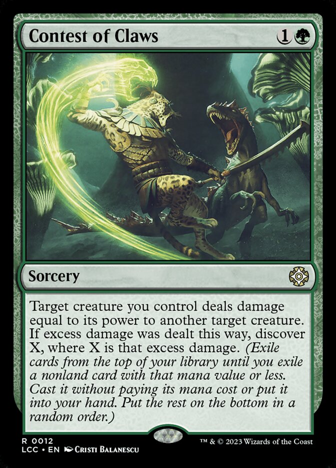 Contest of Claws 12/370 (Commander: The Lost Caverns of Ixalan)  | Good Games Modbury