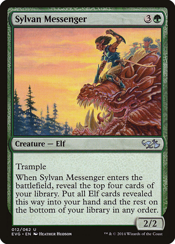 Sylvan Messenger 12/62 (Duel Decks: Anthology)  | Good Games Modbury