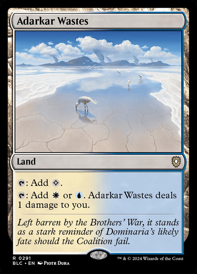 Adarkar Wastes 291 (Commander: Bloomburrow)  | Good Games Modbury