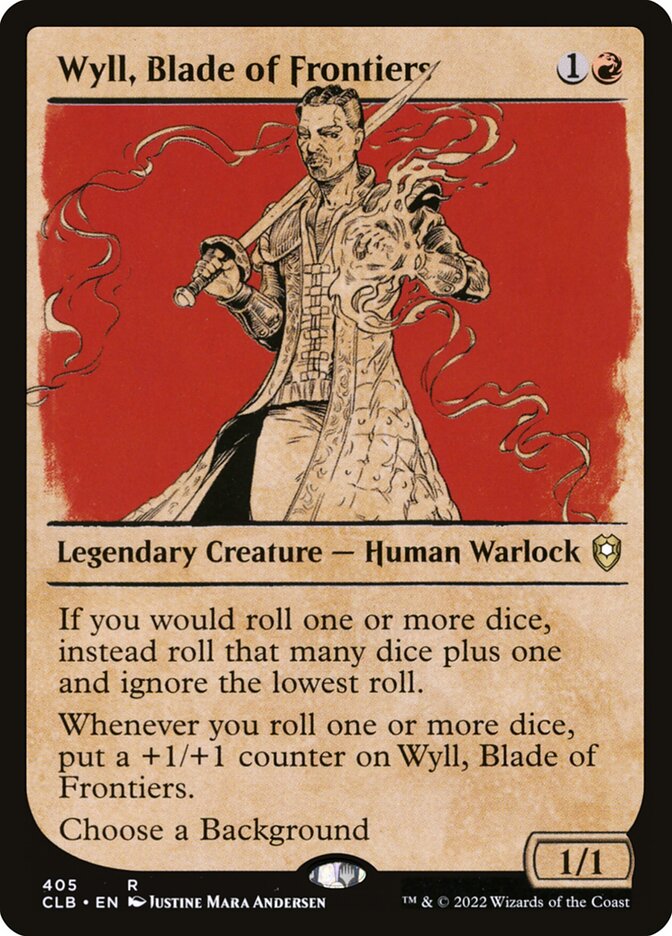 Wyll, Blade of Frontiers 405/361 (Commander Legends: Battle for Baldur's Gate)  - Foil | Good Games Modbury