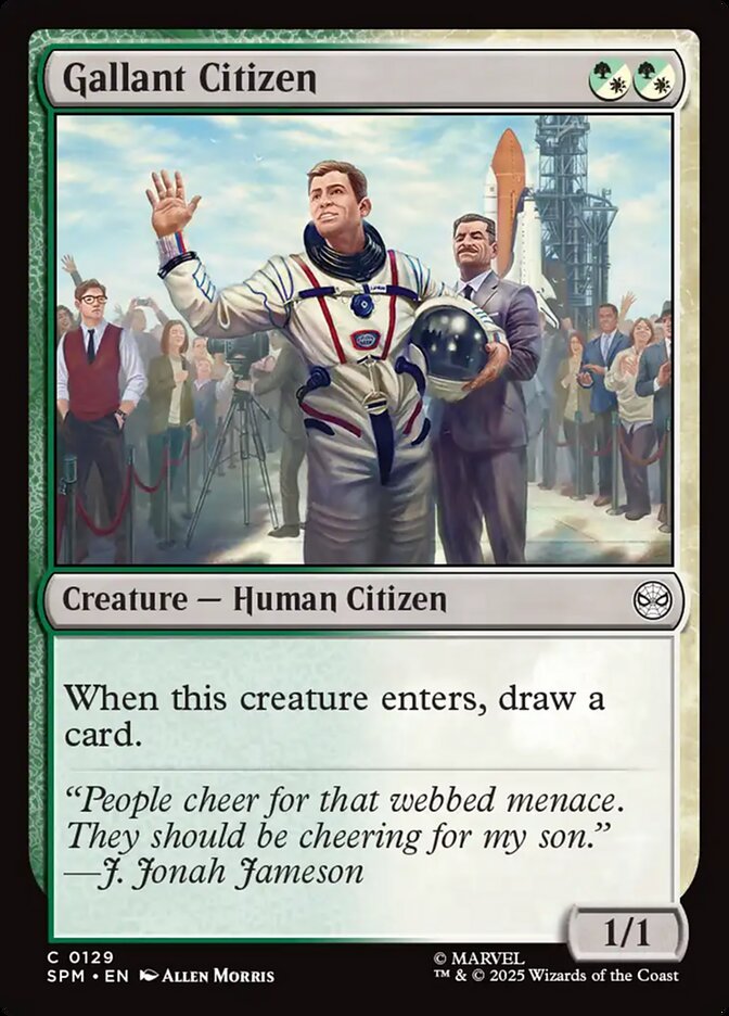 Gallant Citizen 129/198 (Marvel's Spider-Man)  - Foil | Good Games Modbury