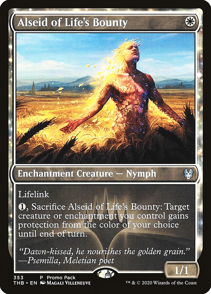 Alseid of Life's Bounty 353 (Promo Pack: Theros Beyond Death)  - Foil | Good Games Modbury