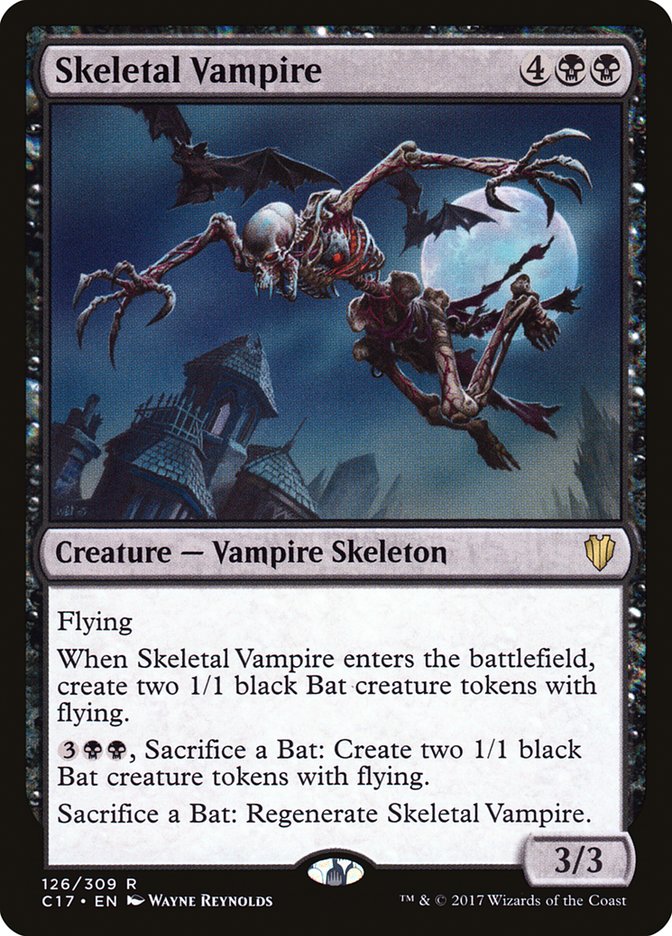 Skeletal Vampire 126/309 (Commander 2017)  | Good Games Modbury