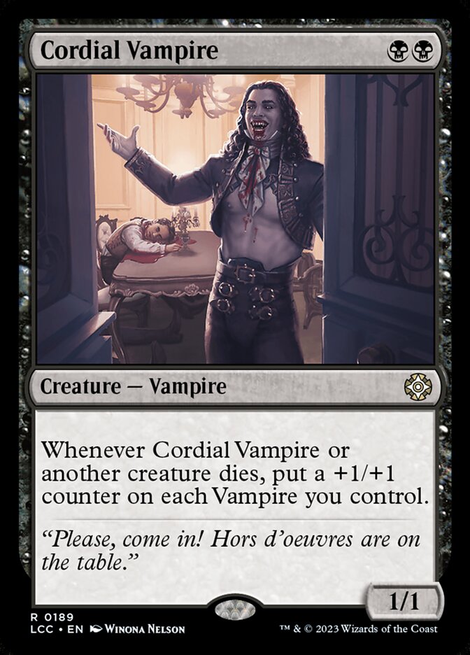 Cordial Vampire 189 (Commander: The Lost Caverns of Ixalan)  | Good Games Modbury