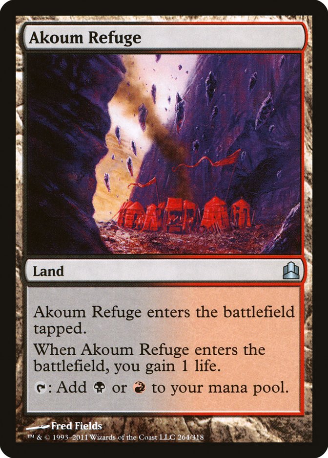 Akoum Refuge 264/318 (Commander)  | Good Games Modbury