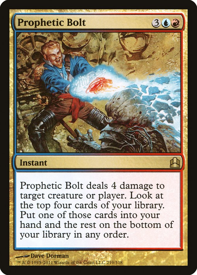Prophetic Bolt 219/318 (Commander)  | Good Games Modbury