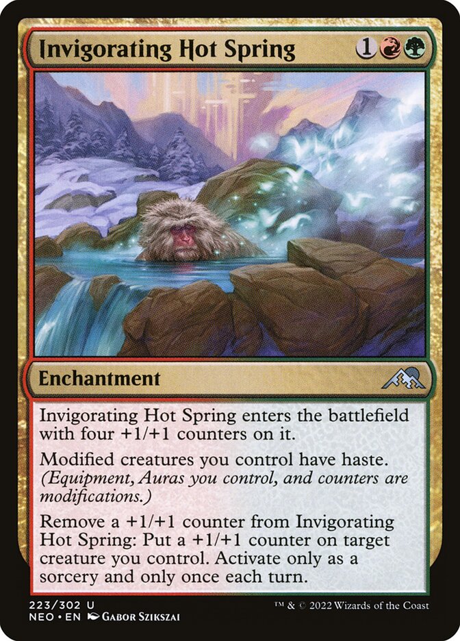 Invigorating Hot Spring 223/302 (Kamigawa: Neon Dynasty)  - Foil | Good Games Modbury