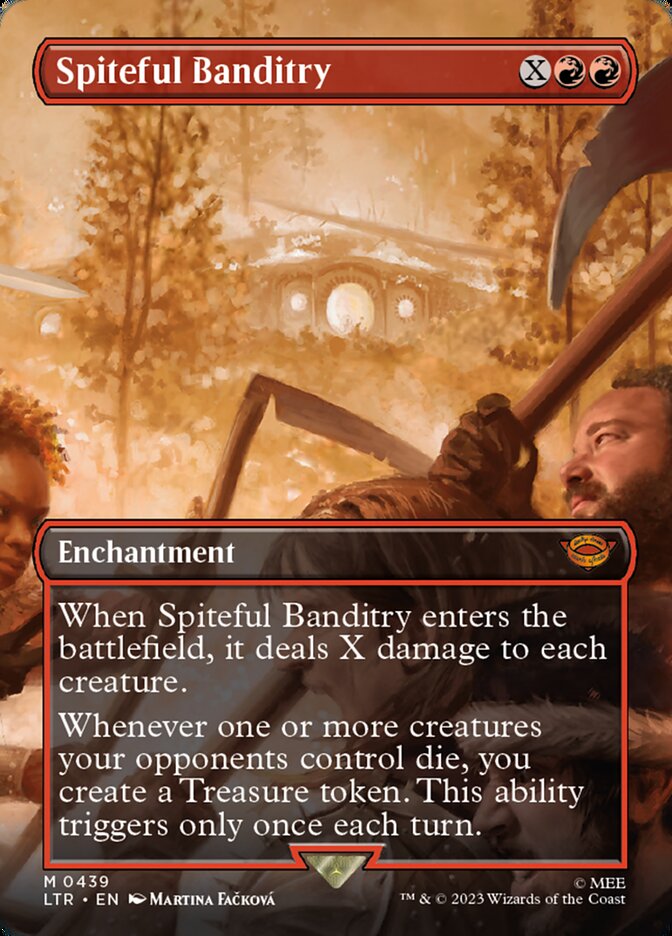 Spiteful Banditry 439 (Universes Beyond: The Lord of the Rings: Tales of Middle-earth)  - Borderless | Good Games Modbury
