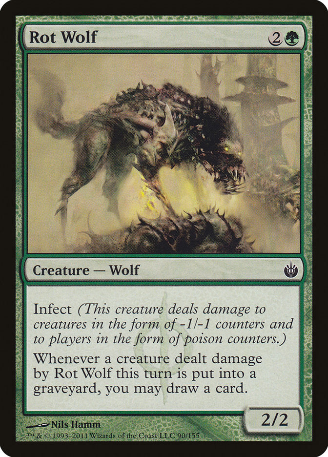Rot Wolf 90/155 (Mirrodin Besieged)  - Foil | Good Games Modbury