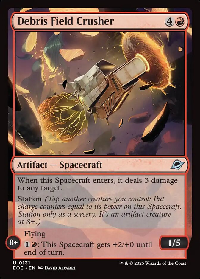 Debris Field Crusher 131/276 (Edge of Eternities)  - Foil | Good Games Modbury