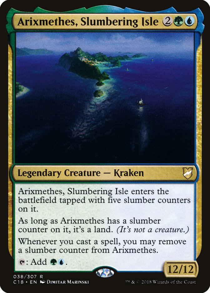 Arixmethes, Slumbering Isle 38/307 (Commander 2018)  | Good Games Modbury