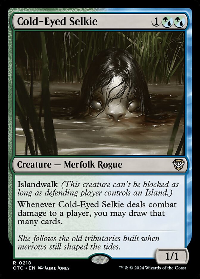 Cold-Eyed Selkie 218/342 (Commander: Outlaws of Thunder Junction)  | Good Games Modbury