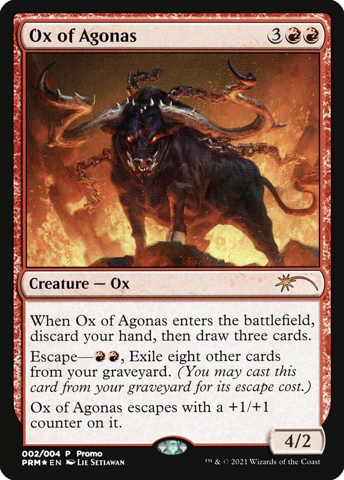 Ox of Agonas 2/4 (Unique and Miscellaneous Promos)  - Foil | Good Games Modbury