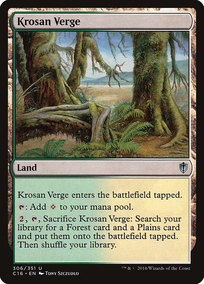Krosan Verge 306/351 (Commander 2016)  | Good Games Modbury