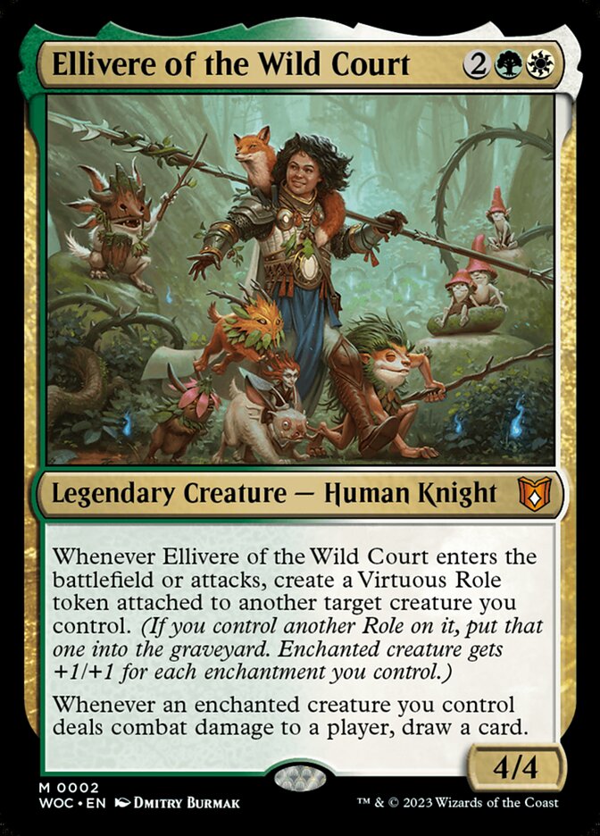 Ellivere of the Wild Court 2 (Commander: Wilds of Eldraine)  - Foil | Good Games Modbury